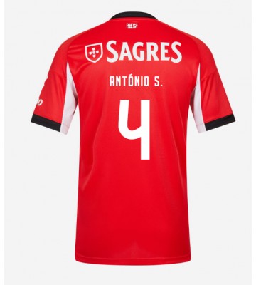 Benfica Antonio Silva #4 Replika Hjemmebanetrøje 2025-26 Kortærmet